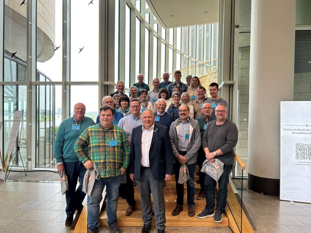 Zu Gast im Landtag: Mitglieder der CDU Altendorf-Ulfkotte