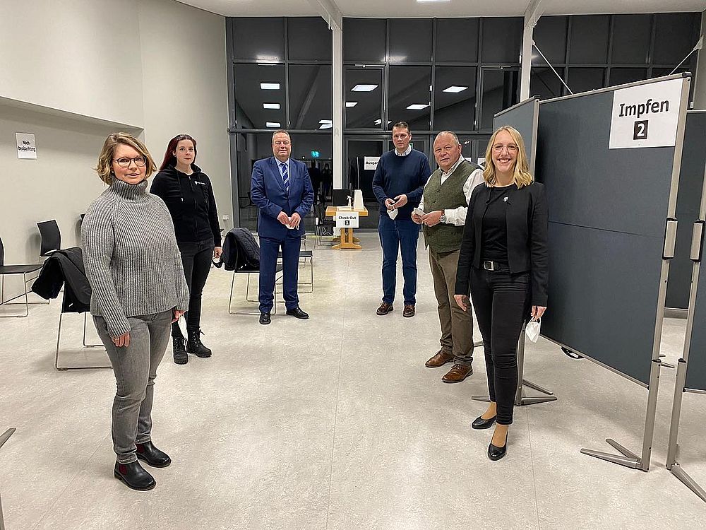 Besuch der Impfstelle am Busbahnhof in Dorsten