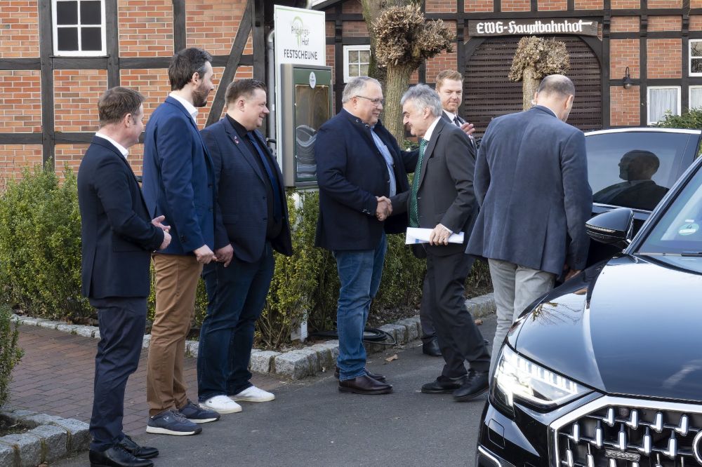 Begrüßung NRW-Innenminister Herbert Reul - zu Gast in Haltern am See